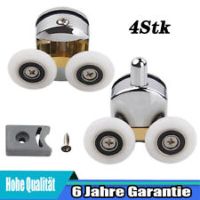 4 Stück Duschtür Duschkabinenrollen Rolle für Duschkabinen Glastürrolle 23mm DHL