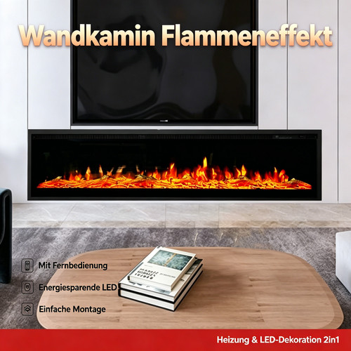 Wandkamin flammeneffekt - 50",