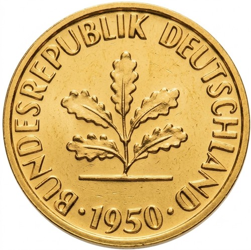 Gold pfennig 1950 - gold,