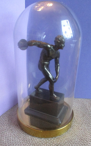 Bronzierte figur statuette - figur, /