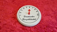 Fränkischer Bierzähldeckel Holz Bierglasdeckel Trinkglasdeckel Wespenschutz   