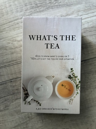 What the tea oracle tarot - tea,