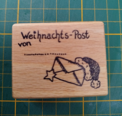 Holzstempel weihnachts post - holzstempel, "weihnachts-post