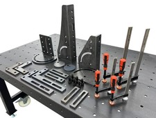Starter set zubehör D16 system schweisstisch 12mm 24 Artikel s355 Bundle Werkzeu