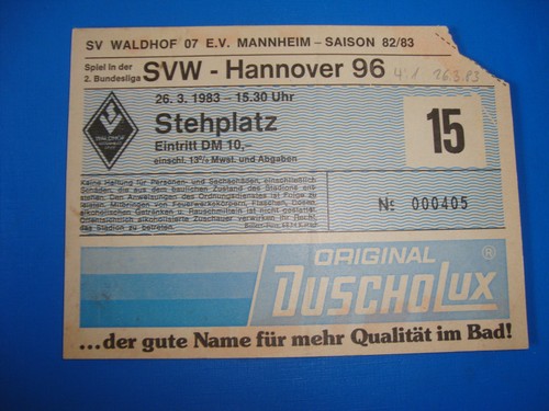 Ticket sv waldhof - ticket,