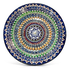 Lagan Risсhtan Keramik Handarbeit Mustermix Ø 42 cm Kazan Лаган Ляган Риштан