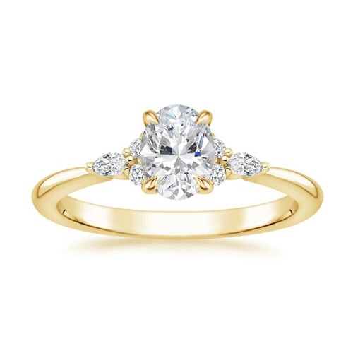 Ehering natürlicher diamant - natürlicher,