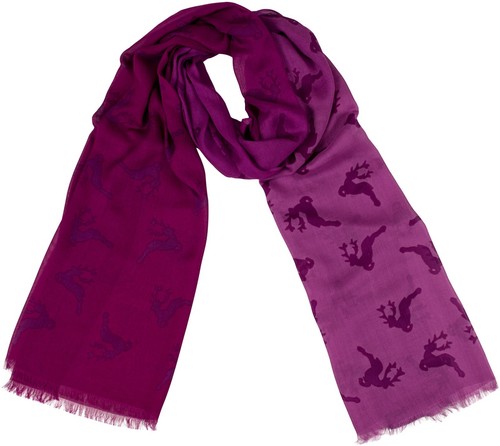 Trachtenschal fuchsia beere - trachtenschal,