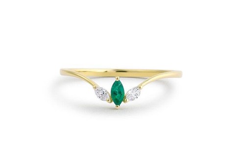 10k gelbgold damen ring mit - gelbgold,