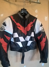 HEIN GERICKE Biker Motorradjacke Pro Sports Experience GR. 42 schwarz rot weiß