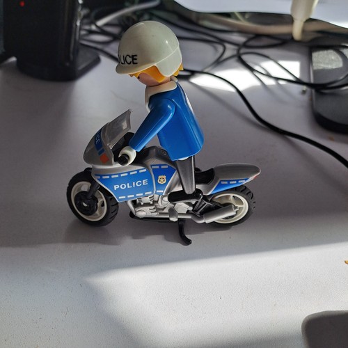 Playmobil polizei motorrad mit - motorrad,