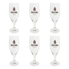 6x Veltins Bierglas Tulpe Glas