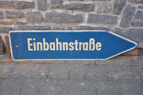 Altes blechschild 50er - blechschild,