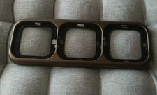 LX Rahmen Busch Jaeger - 3-fach - waagerecht - Bronze 