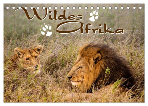 Wildes afrika tischkalender - afrika, (tischkalender