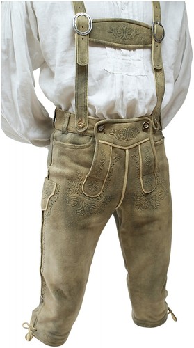 Trachtenlederhose kniebund - trachtenlederhose,