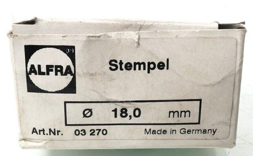 Alfra 03270 stempel ø18 mm - stempel,