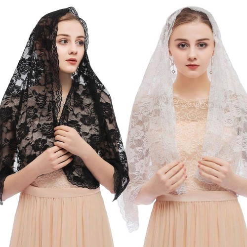 Delicate woman lace veil - delicate,