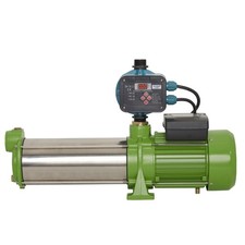 CHM GmbH® Gartenpumpe m Druckschalter Wasserpumpe, Kreiselpumpe Edelstahl 11 Bar