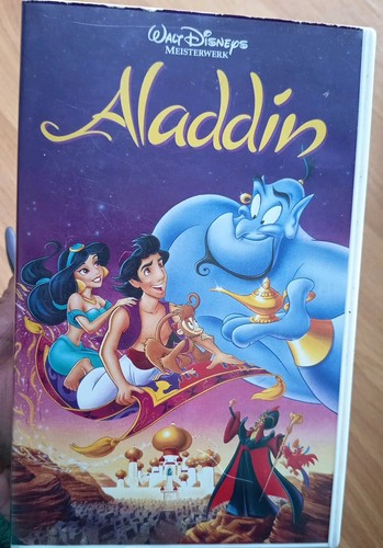 Vhs alladin mit hologramm walt - vhs,