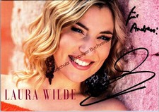Original Autogramm Laura Wilde /// Autograph signiert signed signee Wilde 317231