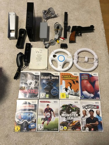 Nintendo wii schwarz konsole - schwarz,