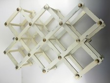 vintage Scheren Weinregal Holz