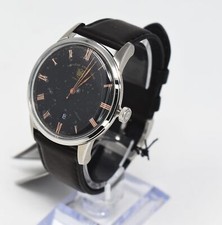 Dufa Deutsche Uhrenfabrik Unisex Uhr schwarz Lederarmband Weimar DF-9008-01