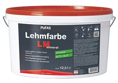 Pufas lehmfarbe mineral - lm,