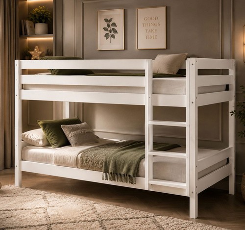 Kinderbett etagenbett weiss - kinderbett,
