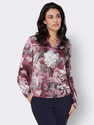 Bluse rot creation damen - bluse,