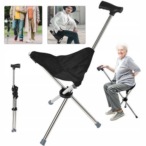 Gehstock mit sitzfläche - gehstock,
