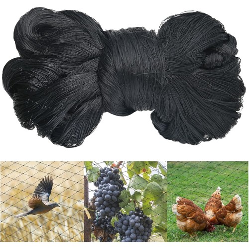 Schwarzes vogelschutznetz 10m - vogelschutznetz,