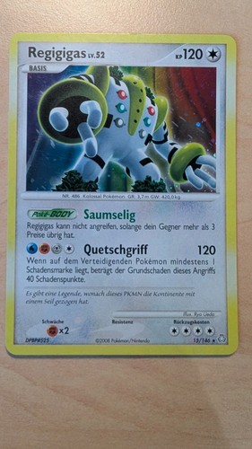 Regigigas holo pokemon - lv.,