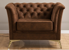 Wildleder look chesterfield - look,