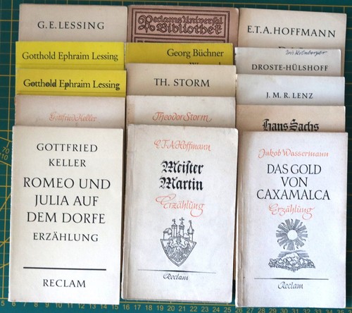 Reclam hefte keller - 15, lessing