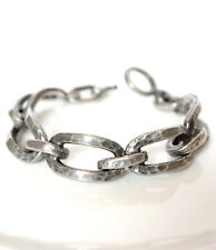 Schweres grosses Lysgaard Dänemark Modernist Armband aus Zinn  B4071