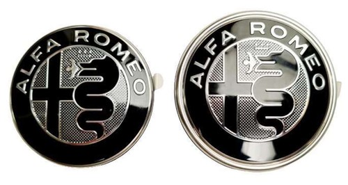 Emblem set vorne - &, hinten