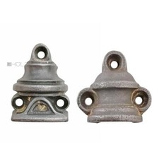 Fenster Kloben Eisen antik Basküle Riegel Tür alt 18er halbrund