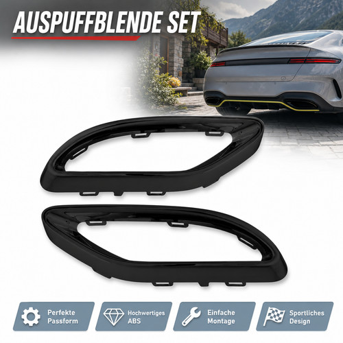 Endrohr auspuffblende - 2x,