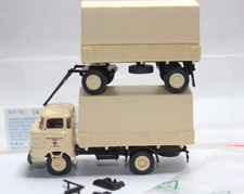 BB397, Alter s.e.s ses modelltec LKW IFA W50 Hängerzug PP DRK Berlin TOP OVP H0
