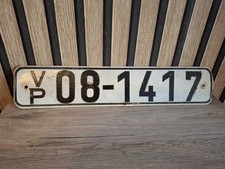 DDR - Original VP Kennzeichen Polizei VoPo SchuPo VOLKSPOLIZEI