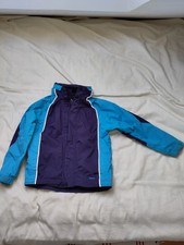 Kinderjacke Gr. 140 blau Vaude