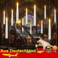 Schwebende Harry Potter Kerzen mit Zauberstab,12Stk mit Zauberstab Fernbedienung