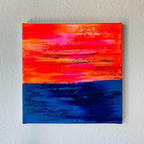 Acryl spachteltechnik auf - acryl,