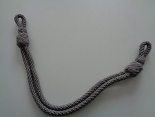 Box-C Schnur Mützenkordel Schirmmütze Silbergrau Zoll? BGS? Offizier Sturmriemen