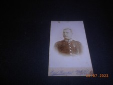 Hartkarton Atelierfoto ca. 1910 Soldat Berlin Medaille Orden