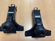 Thule 2x Trägerfuß schwarz für Regenrinne 15cm hoch gebraucht vollfunktionsfähig