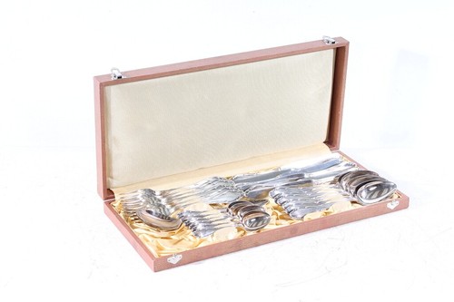 Alter besteckkasten mit - besteckkasten,