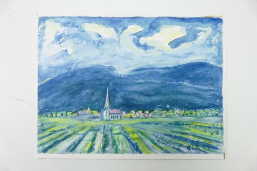 Wilhelm klußmann aquarell - wilhelm,